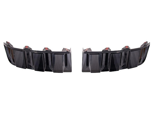 2024-UP FORD MUSTANG S650 | SMOKE TINTED REAR TAIL LIGHT TRIM BEZEL COVER